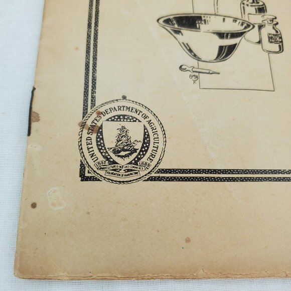 U.S. Department Of Agriculture Farmers Bulletin No 1474 Stain Removal Tips 1926 - Picture 10 of 13